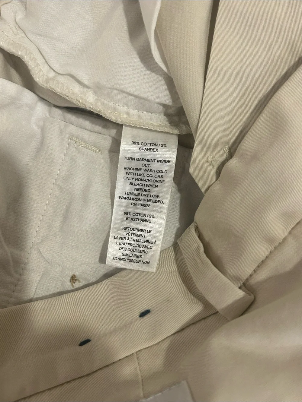 Vineyard Vines Boys Off-White Chino Pants